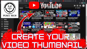 How To Create Thumbnail For YouTube Videos | Using Gimp | Easy Method | Peace Tech