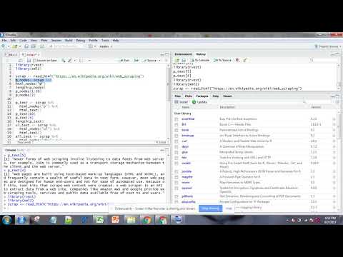 R studio-scraping