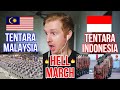 HELL MARCH INDONESIAN ARMY v MALAYSIAN ARMY