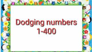UKG A Maths(dodging numbers 1-400)