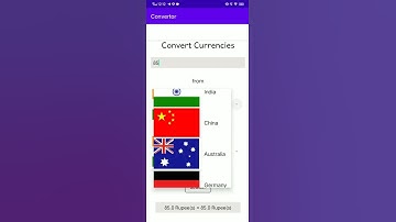 Currency and Unit Converter Application | Application using Fragment Activity | Android Studio