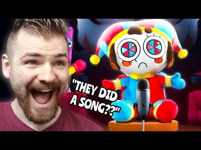 First Time REACTING to THE AMAZING DIGITAL CIRCUS | A Very Special Digital Circus Song | REACTION! class=