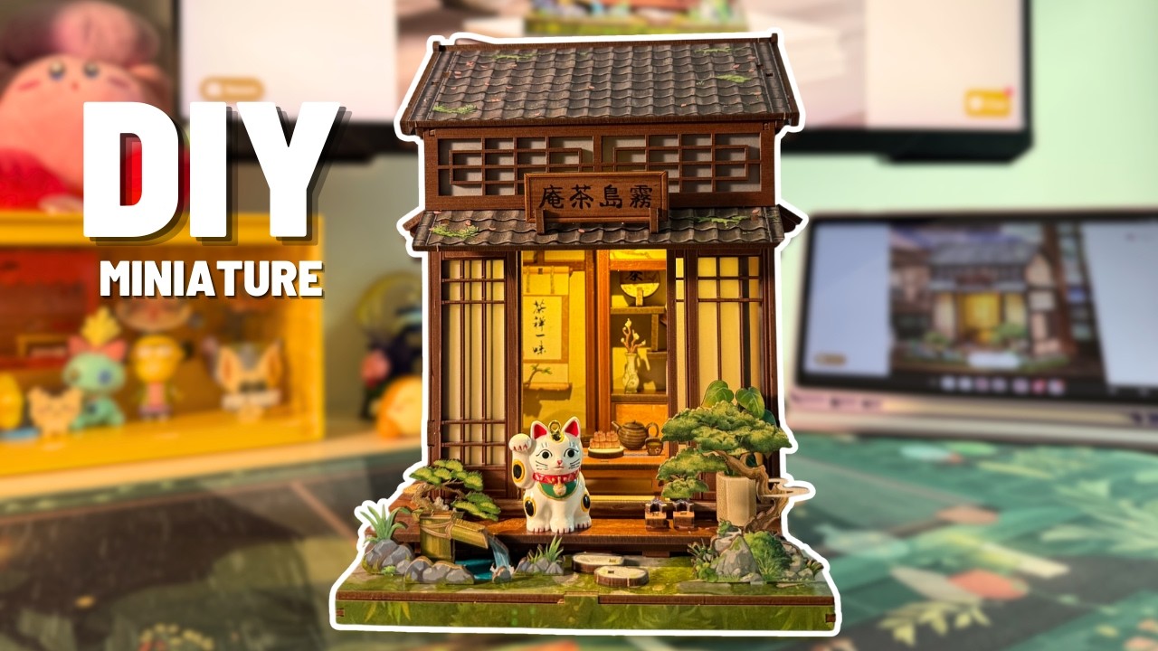 Japanese Tea House Miniature DIY Kit (CUTEBEE Kirishima Cha-an