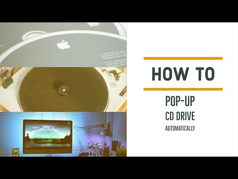 How to pop out CD Drive - automatically