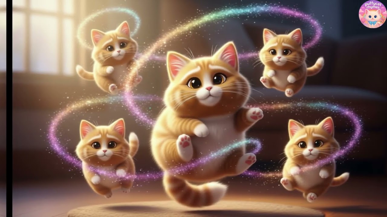 🚑👹Puffy Cat Monster Ambulance Song!–Cars Rescue, Big Hero Wheels & Emergency Rescue Rhymes for Kids!