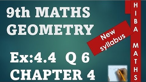 9th maths chapter 4 exercise 4.4 question 6 tn samacheer hiba maths