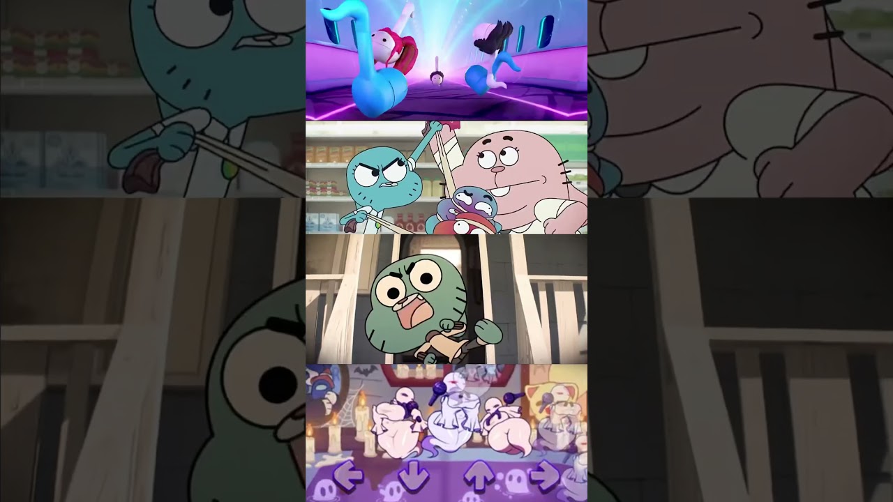 FNF How Its Done Otamatone vs Gumball TAWOG - Kpop Demon Hunters 