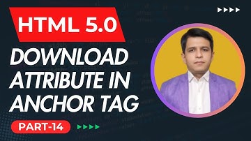 How to Use the Download Attribute in Anchor Tag | HTML Crash Course for Beginners