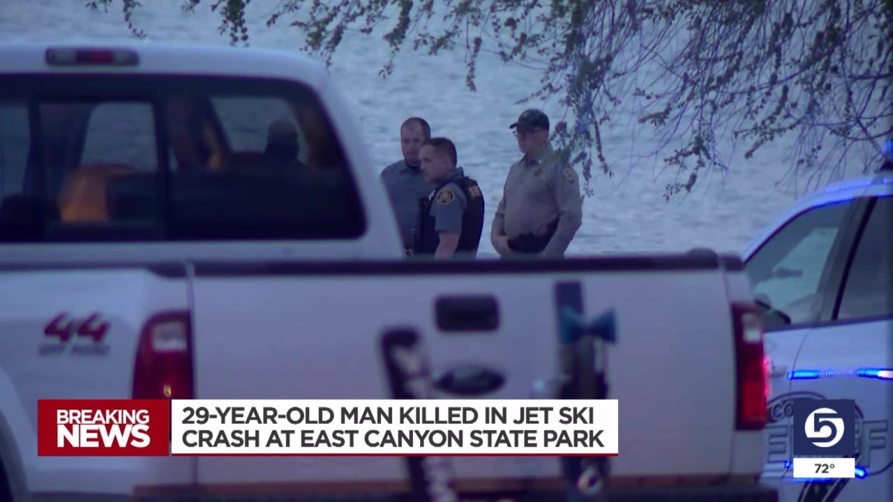 Man dead after apparent jet ski crash at East Canyon State Park - YouTube