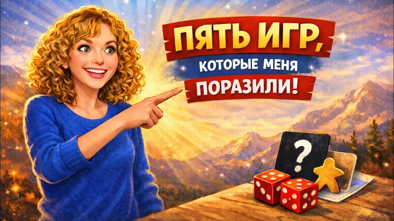 🎲 Топ-5 настольных игр, которые меня поразили