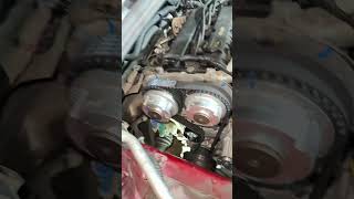 What happened? I followed all the normal procedures. #TimingBeltReplacement#engine belt