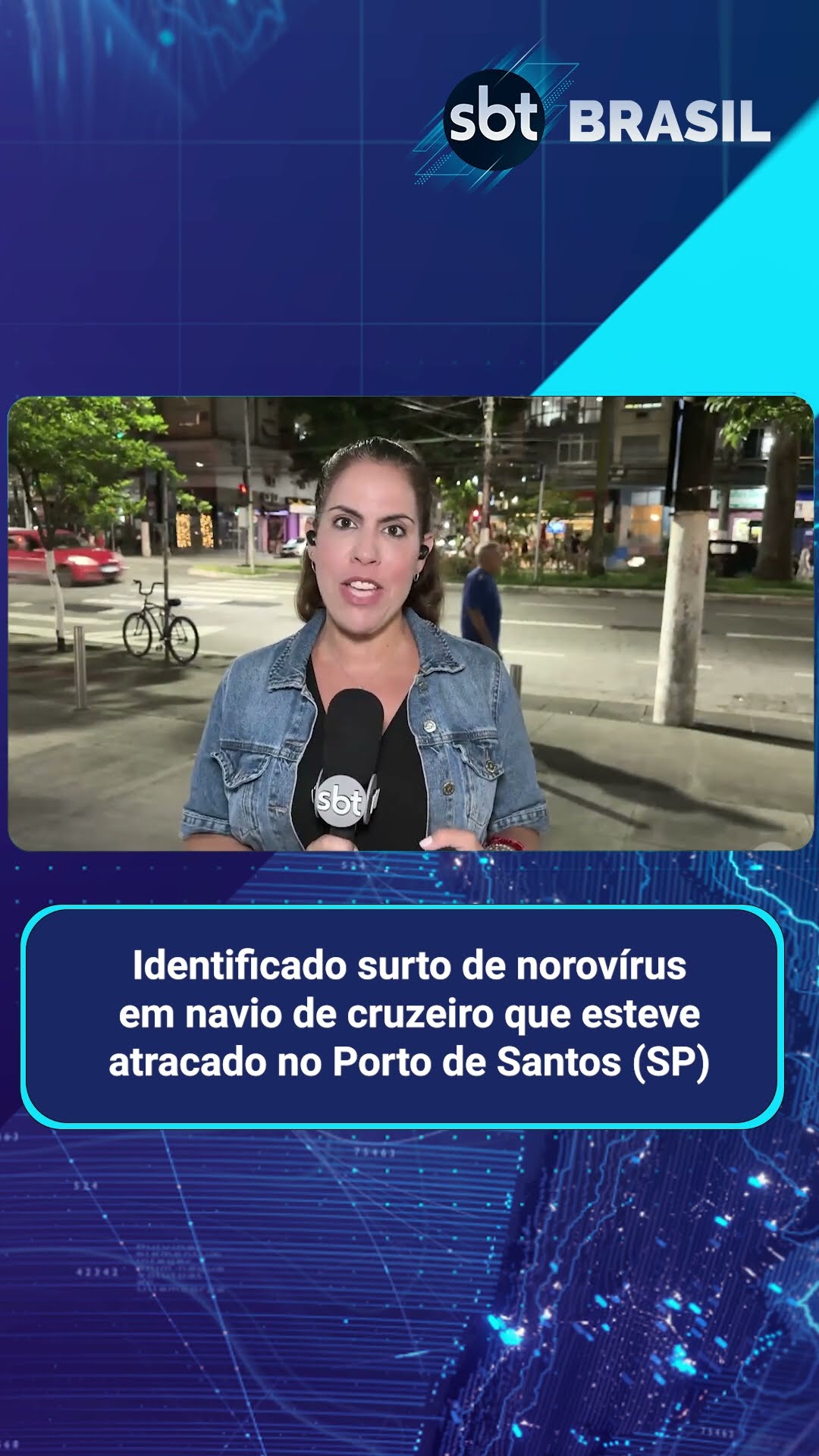 Surto de norovírus é identificado em cruzeiro atracado em Santos (SP) | SBT Brasil (23/01/25)