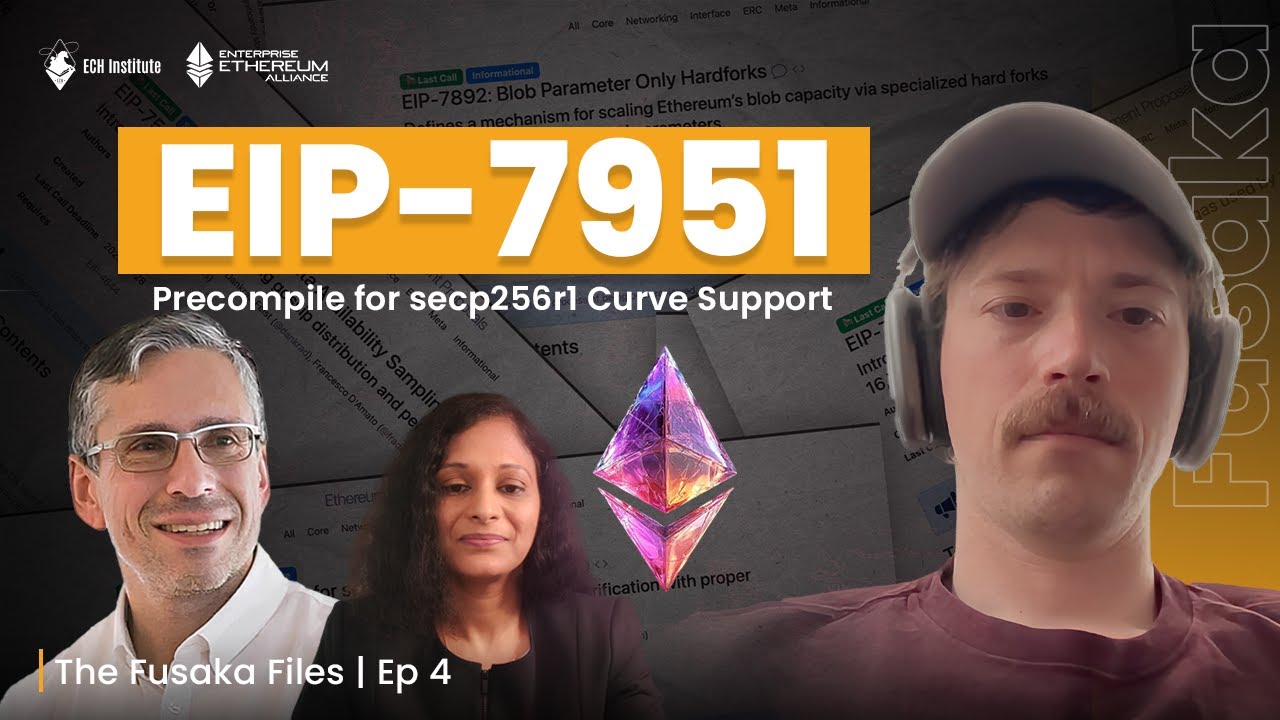 Increased Wallet Support with EIP-7951 in Fusaka with Alex Stokes | The  Fusaka Files #4 #ethereum