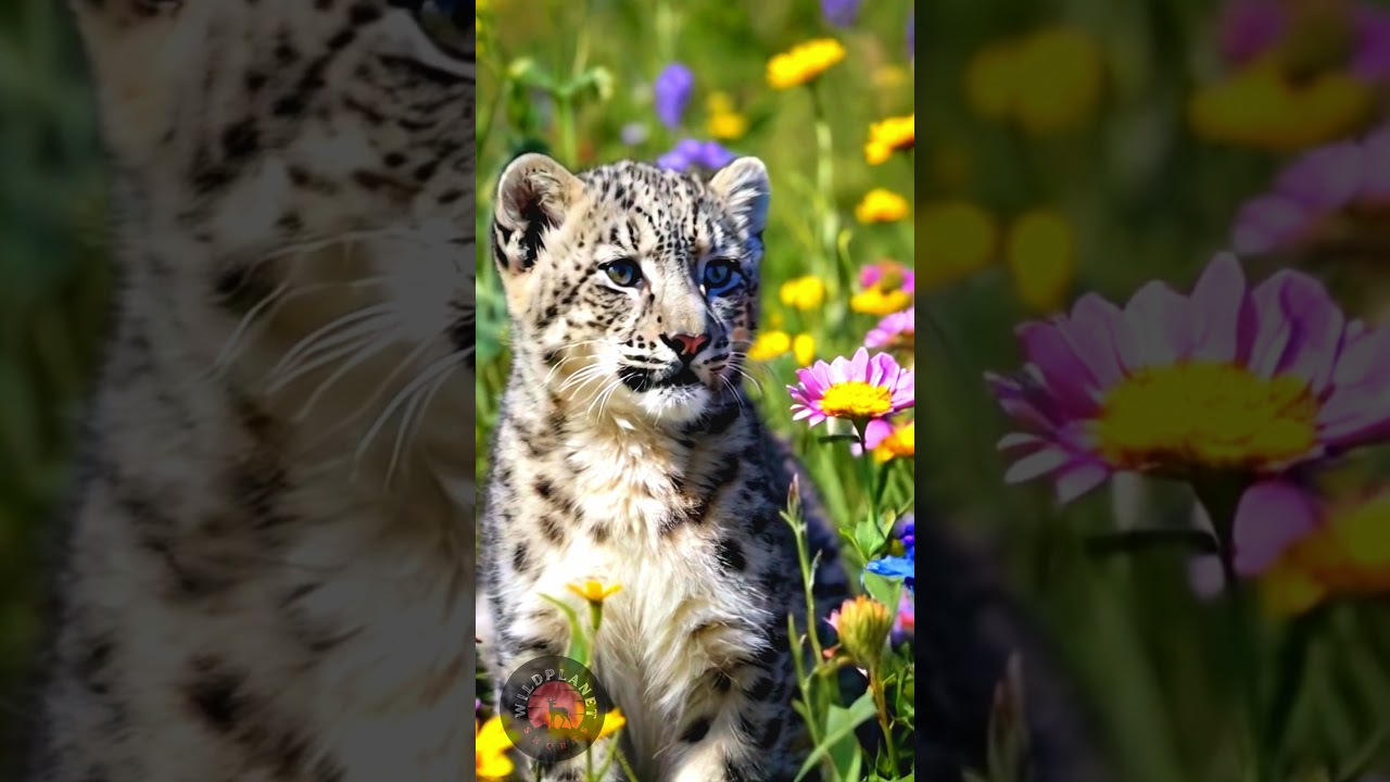 Snow Leopard Cub Caught on Camera! 