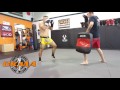 Kickboxing jablow kick combo at contact kicks in vaughan ontario