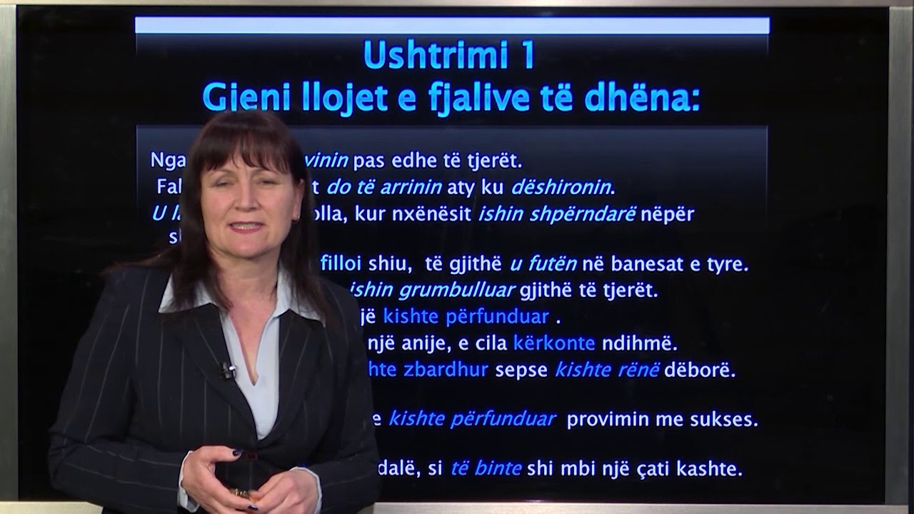 Gjuhë Shqipe 8 - Ushtrime për fjalitë e përbëra me nënrenditje dhe të përziera