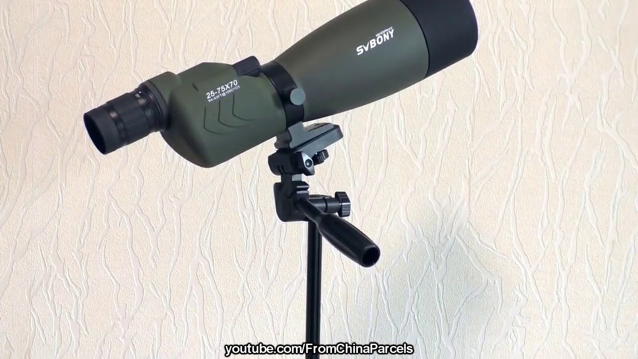 【美品】SVBONY SV17 25-75X70MM SVBONY SV17 Spotting Scope 25 75x70mm Zoom Waterproof - YouTube