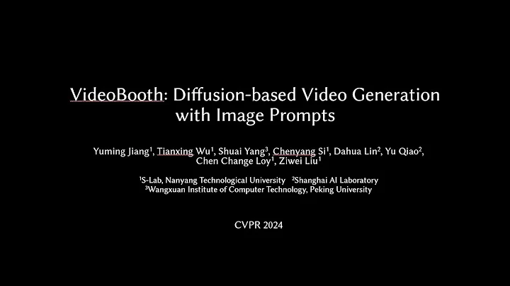 [CVPR 2024] VideoBooth: Diffusion-based Video Generation with Image Prompts