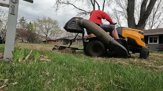 Dethatching With Agri Fab Tow Behind - Better Than By Hand