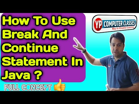 Break and Continue statement in java || icse computer class 9th and 10th