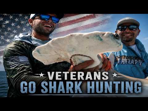 We Gave These Veterans the Fishing Trip They Deserved 🇺🇸 | INSANE Shark Bait Deploy TRICK