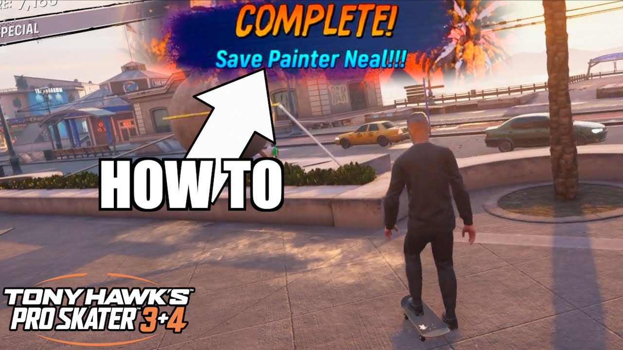 Save Painter Neal!!! On San Francisco Tony Hawk Pro Skater 3+4