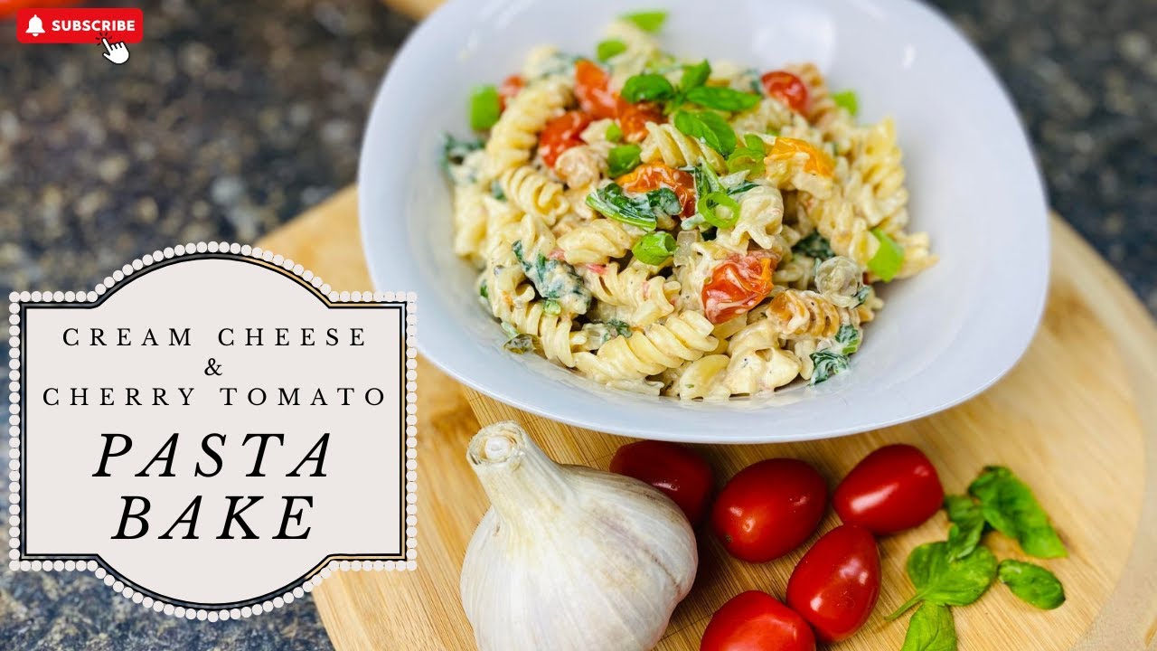 Cream cheese & cherry tomato pasta 30 minute meal YouTube