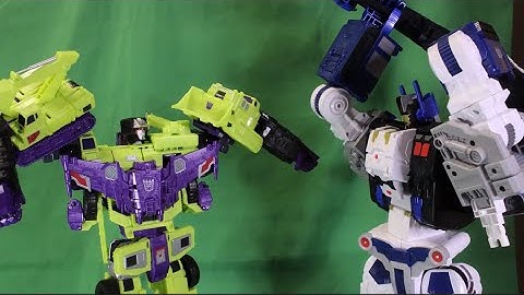 Transformers stop motion Metroplex assault