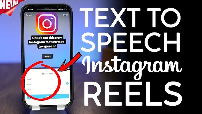 text to speech instagram reels