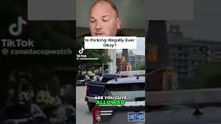 Cops parked ILLEGALLY to get coffee!