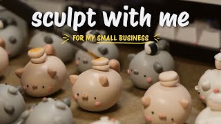 Preparing my upcoming shop ✿ (sculpt clay with me) 🌷