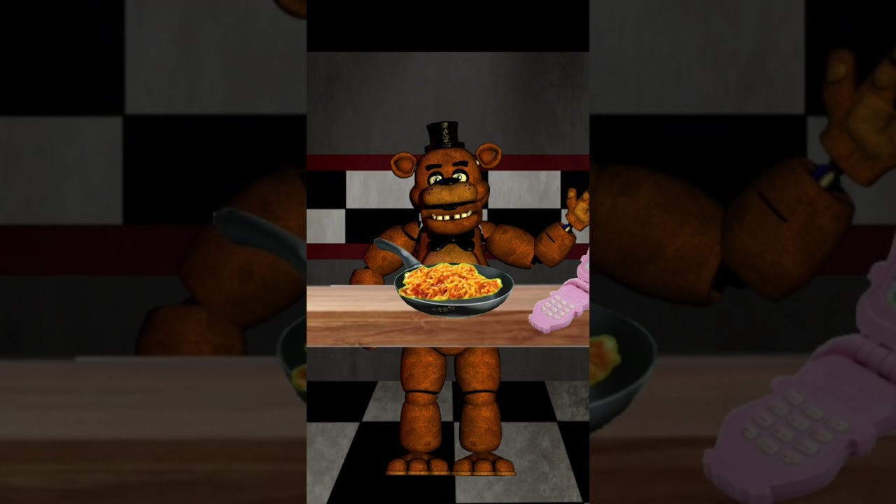Freddy does a mukbang! Please like and subscribe I worked literally 2 hrs for a 14 second clip