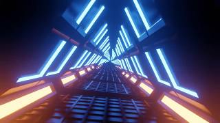 Triangle Hallway DJ Background Loop