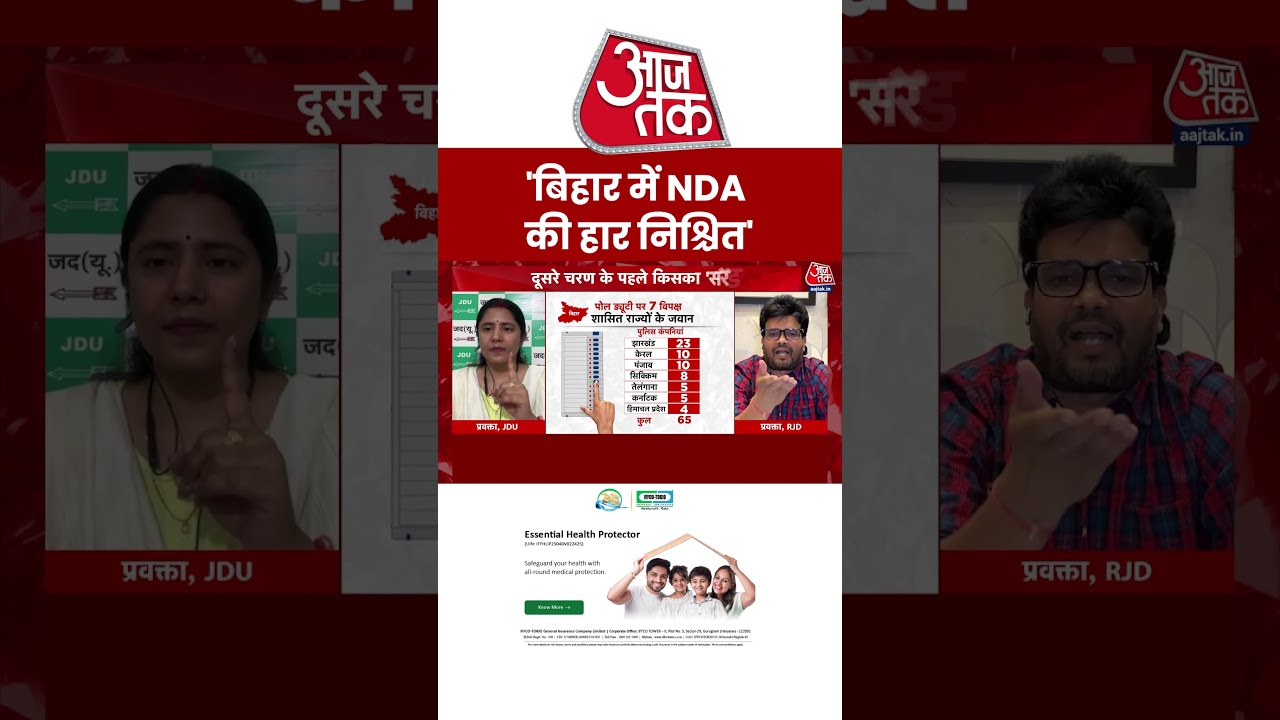 Bihar Election 2025: बिहार में NDA की हार निश्चित, RJD प्रवक्ता ने किया दावा #biharpolitics #aajtak