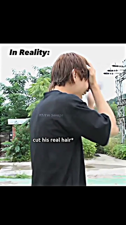 The dark reality Taehyung 'danger mv' 🤣🤣, poor he #bts #shorts #taehyung