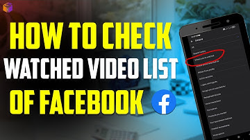 how to check watched video list of Facebook | F HOQUE | how to check watch video history on fb |