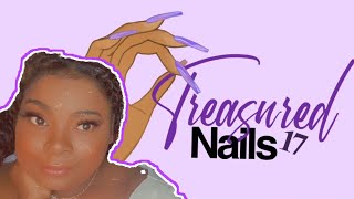 Press-on Nail Review Treasured Nails! (MY FIRST GIVEAWAY)