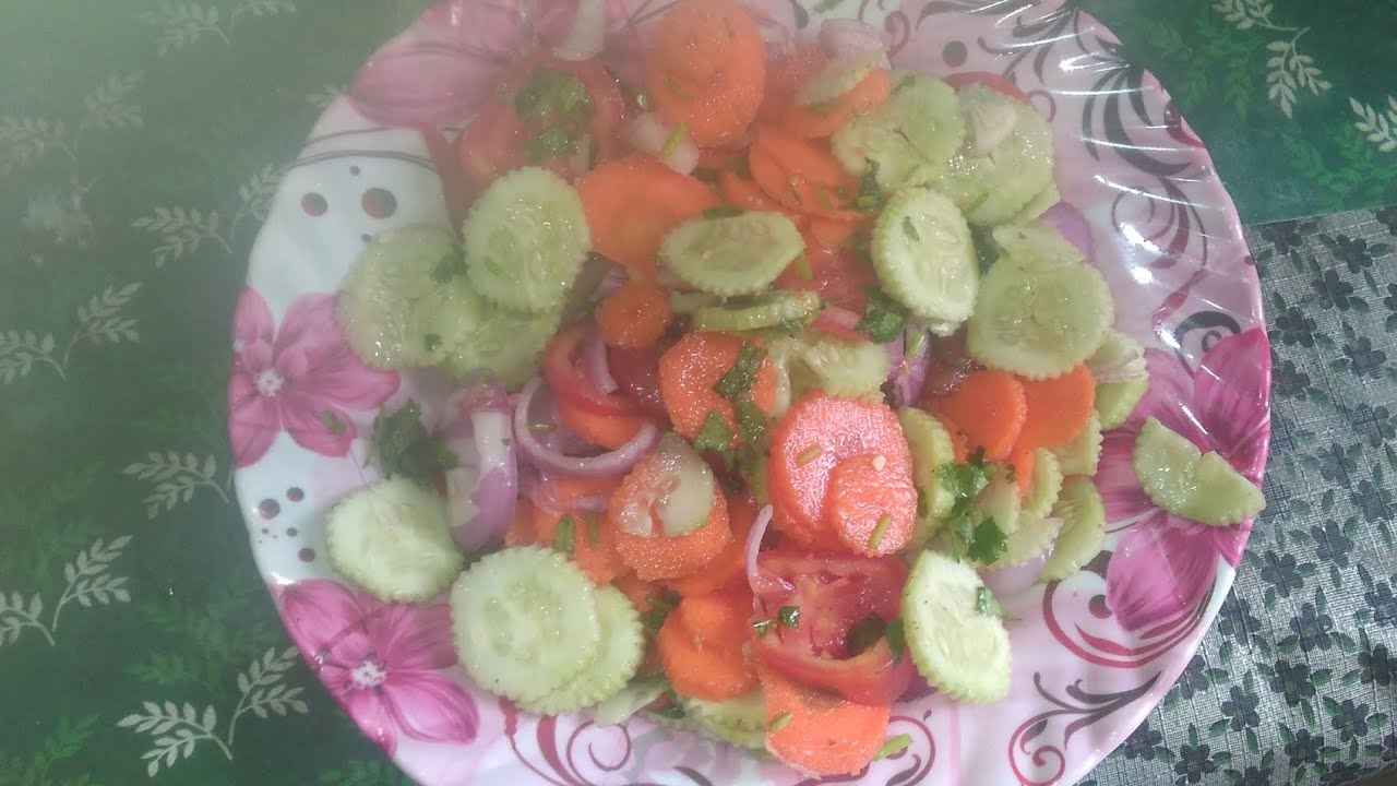 healthy vegetables Salad recipe YouTube
