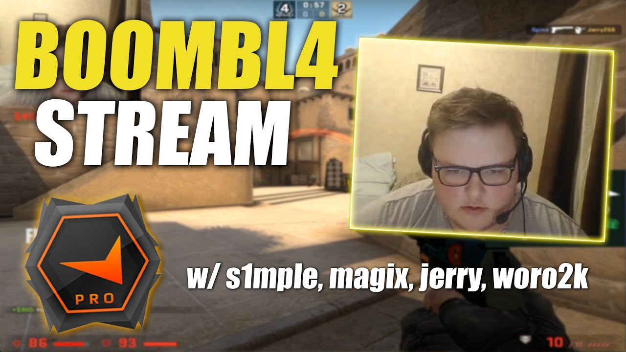 Boombl4 Stream - FPL w/ s1mple, magix, jerry, woro2k - CS:GO - YouTube
