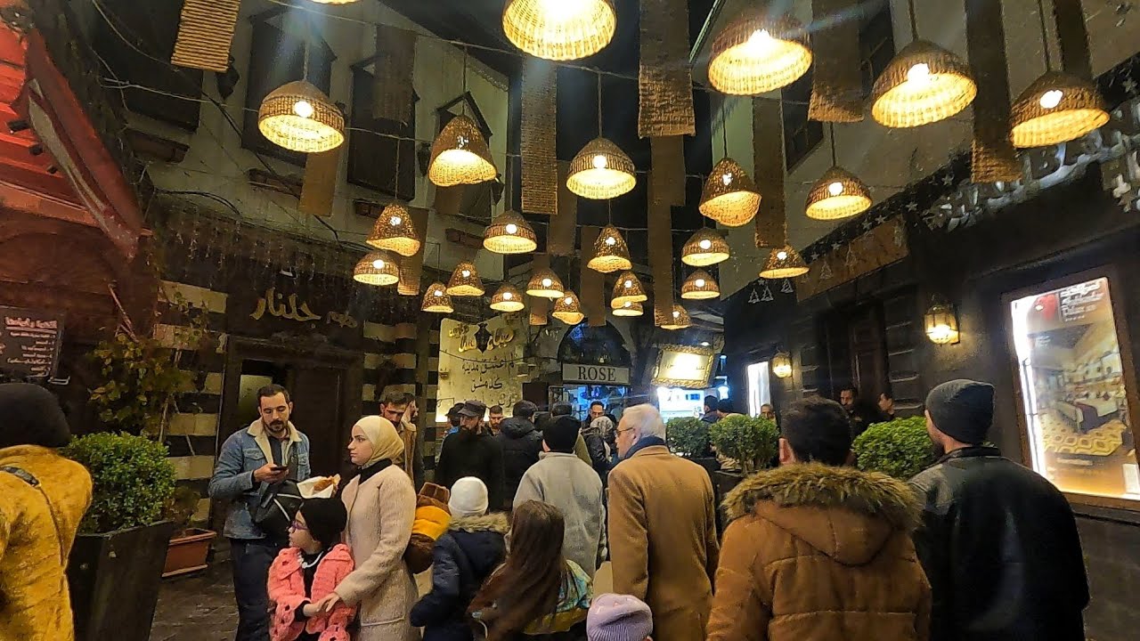 Damascus, New Year's Eve, Night walk | Syria 2025