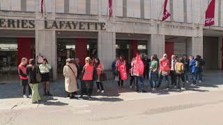 Besançon : nouvelle mobilisation des salariés des Galeries Lafayette