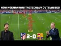 Tactical Analysis : Atletico Madrid 2-0 Barcelona | Well Oiled Machine vs Dysfunctional Mess |