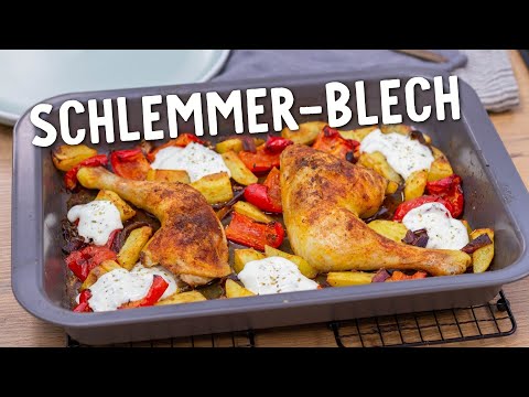Knusprige HÄHNCHENSCHENKEL mit