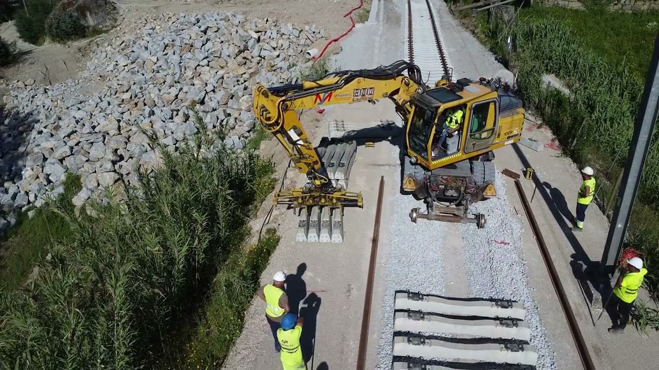 Obras de Modernização LBA - Reposição da Via no Troço Pampilhosa - Santa Comba Dão - COMSA-FERGRUPO