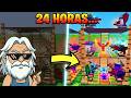 PASÉ 24 HORAS en PATEA UN BLOQUE DE LA SUERTE: De NOOB a PRO 🤯| KICK A LUCKY BLOCK Roblox