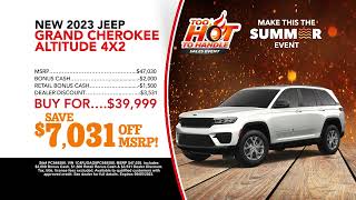 The Too Hot to Handle Sales Event is ON at Denton Dodge!