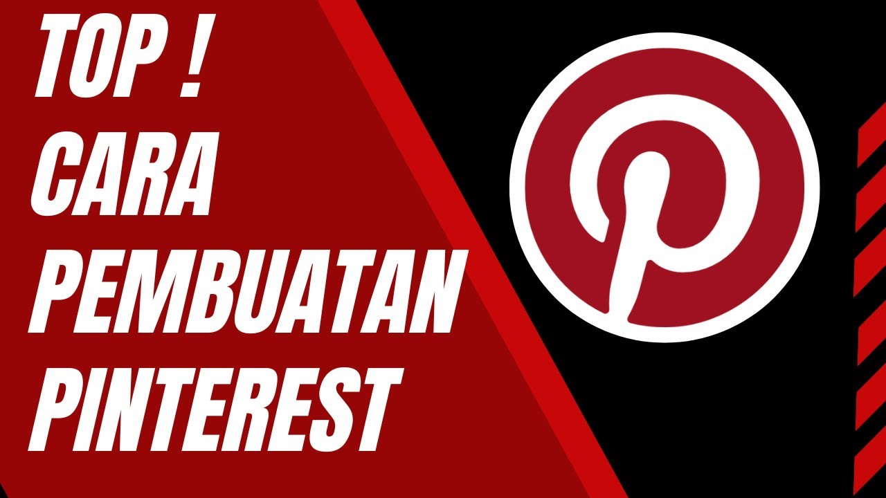 Cara membuat Akun Pinterest dan Edit Profile Setting