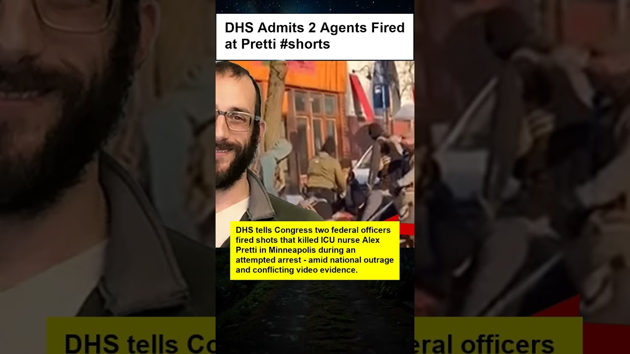 DHS Admits 2 Agents Fired at Pretti 