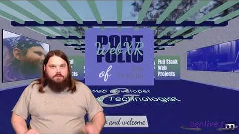 WebXR Portfolio Demo