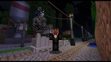 Train Time! Minecraft Railcraft Railway Build iLabs TNG pack